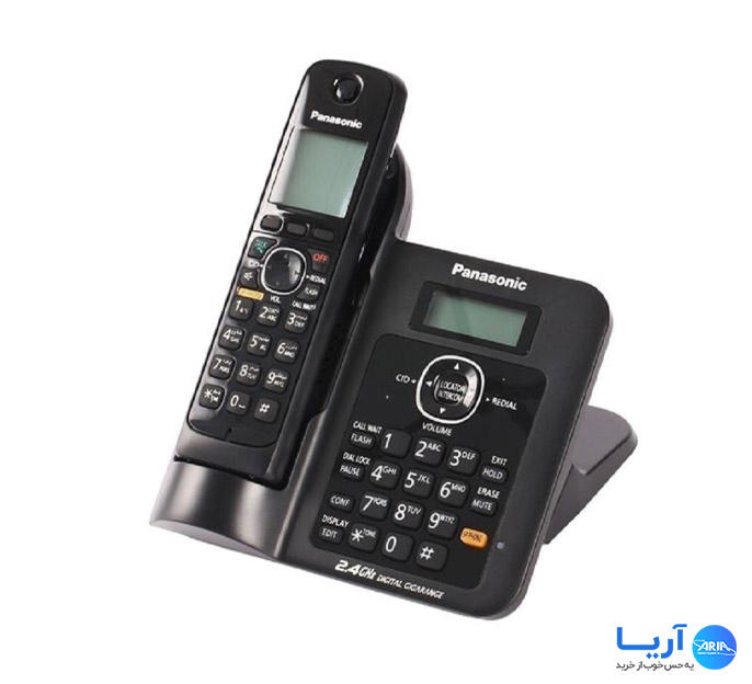 قیمت و خرید گوشی تلفن بی سیم پاناسونیک KX-TG3811BX | فروشگاه آریا